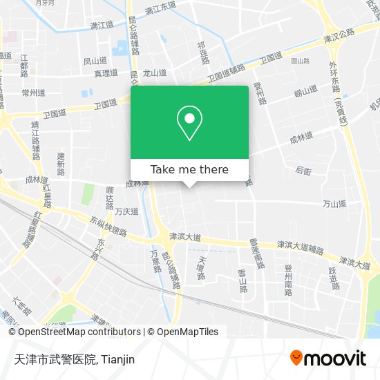 天津市武警医院 map