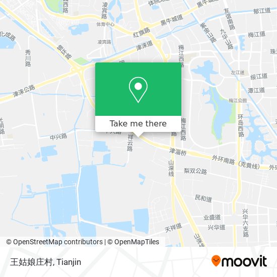 王姑娘庄村 map