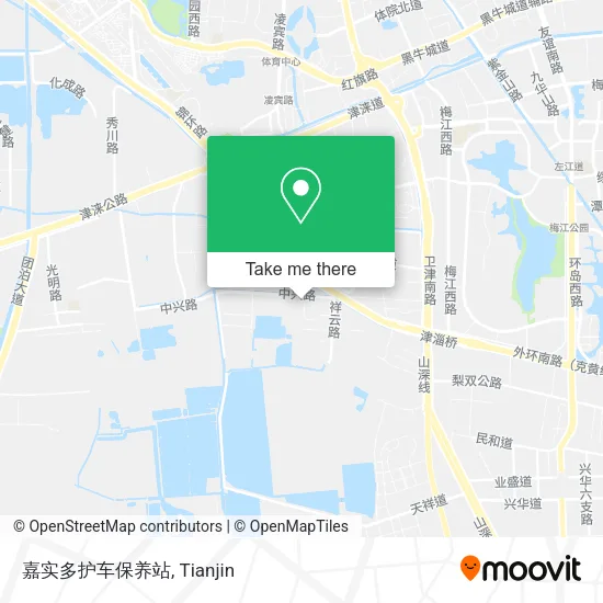 嘉实多护车保养站 map