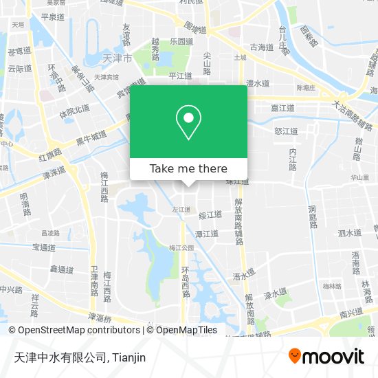 天津中水有限公司 map
