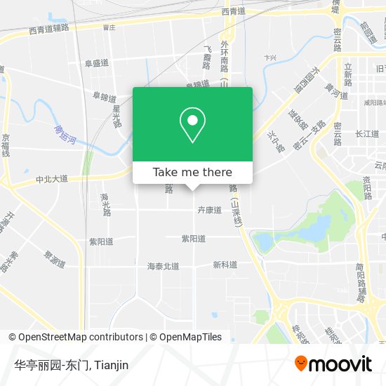 华亭丽园-东门 map