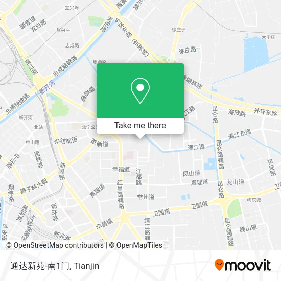 通达新苑-南1门 map