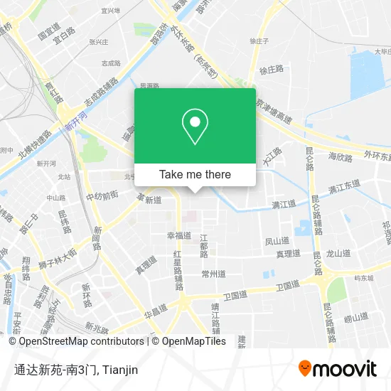 通达新苑-南3门 map