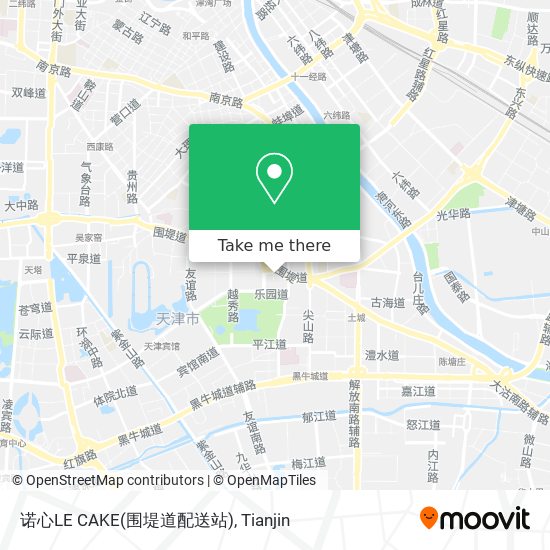 诺心LE CAKE(围堤道配送站) map