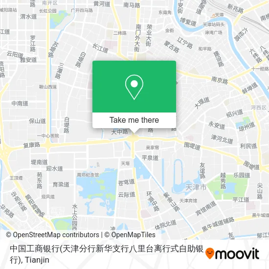 中国工商银行(天津分行新华支行八里台离行式自助银行) map