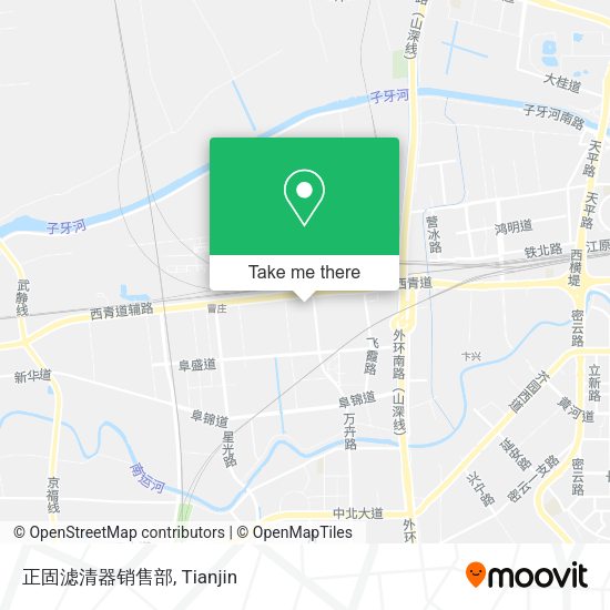 正固滤清器销售部 map