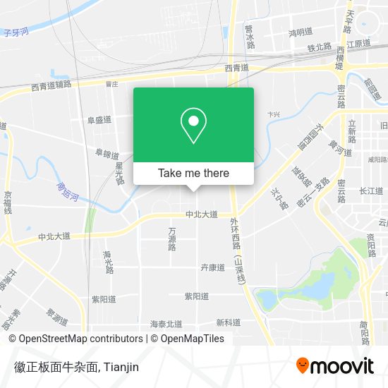 徽正板面牛杂面 map