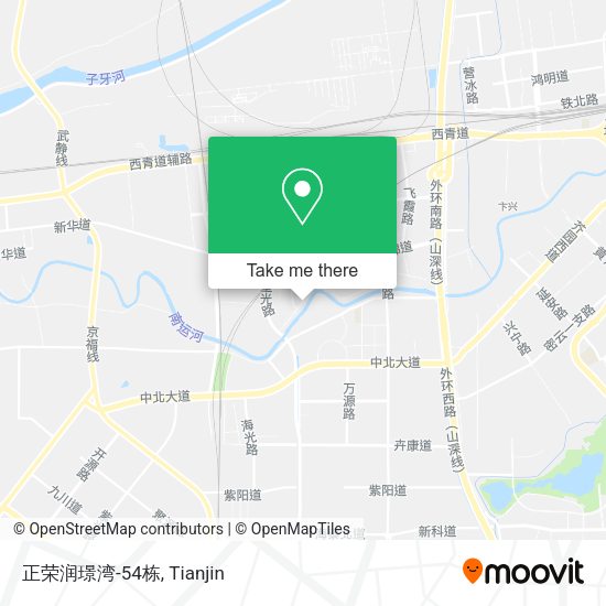 正荣润璟湾-54栋 map