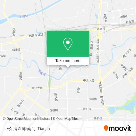 正荣润璟湾-南门 map