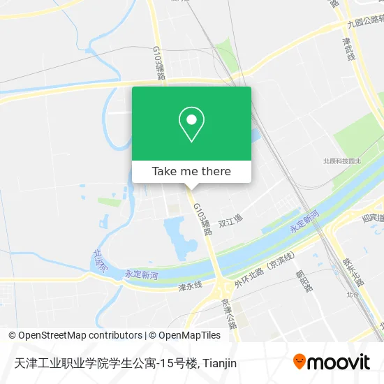 天津工业职业学院学生公寓-15号楼 map