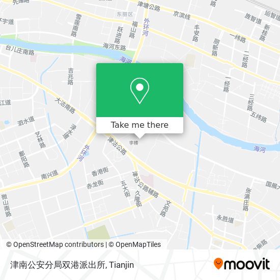 津南公安分局双港派出所 map
