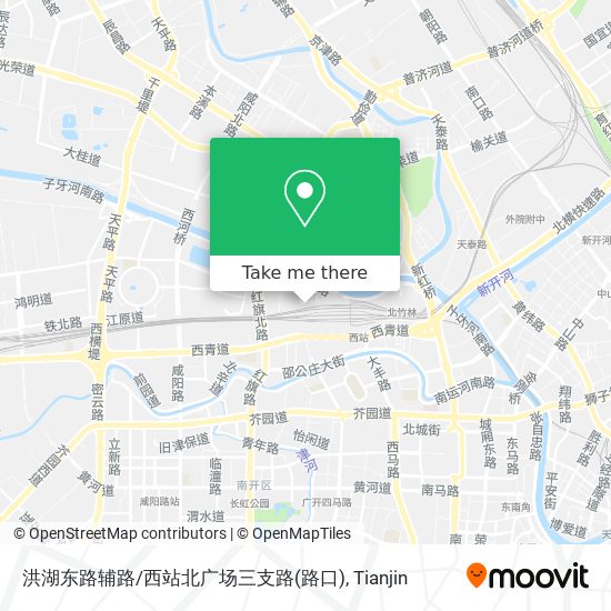洪湖东路辅路/西站北广场三支路(路口) map