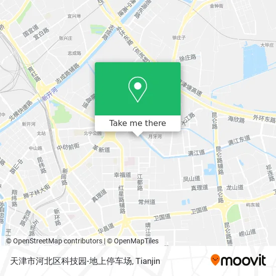 天津市河北区科技园-地上停车场 map