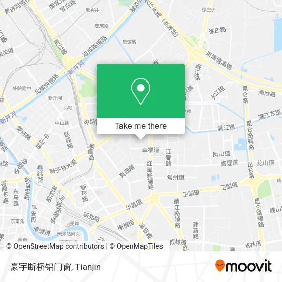 豪宇断桥铝门窗 map