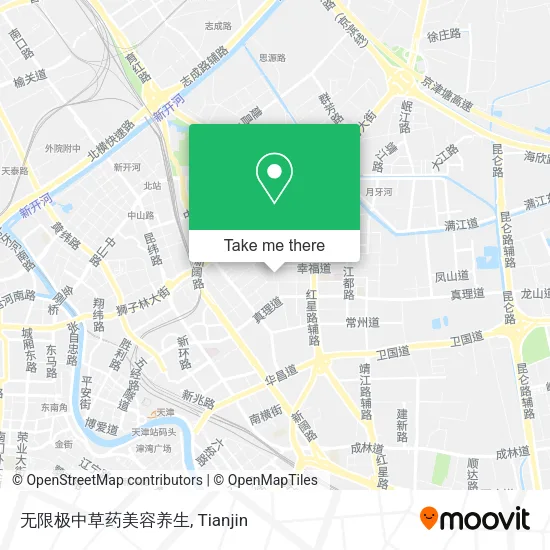 无限极中草药美容养生 map