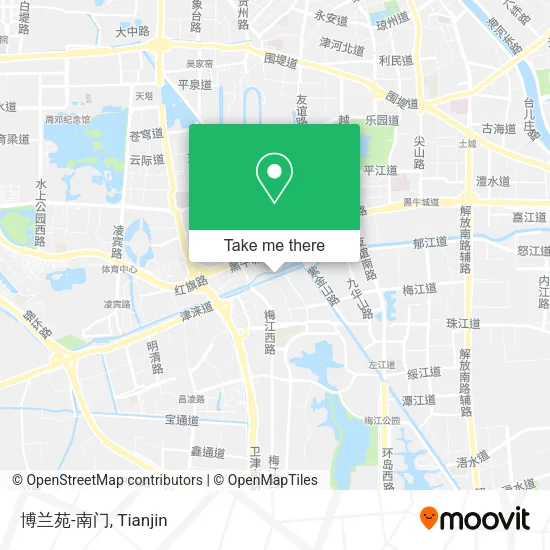 博兰苑-南门 map