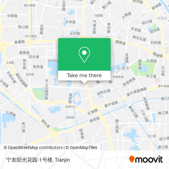 宁发阳光花园-1号楼 map