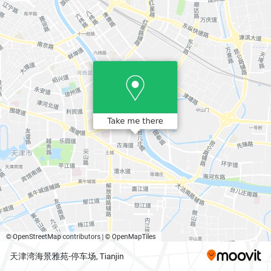 天津湾海景雅苑-停车场 map