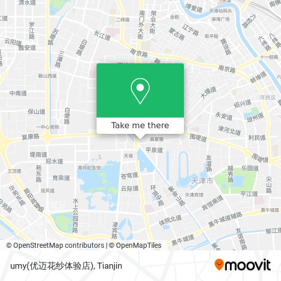 umy(优迈花纱体验店) map