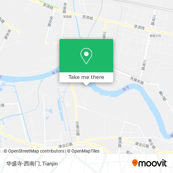 华盛寺-西南门 map