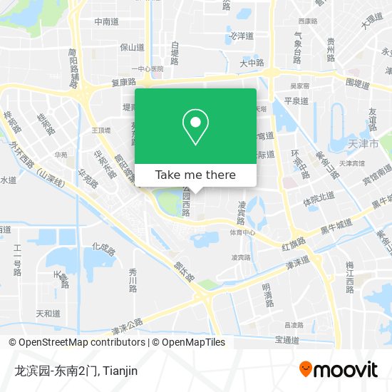 龙滨园-东南2门 map