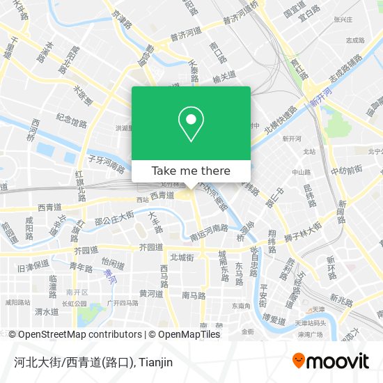 河北大街/西青道(路口) map