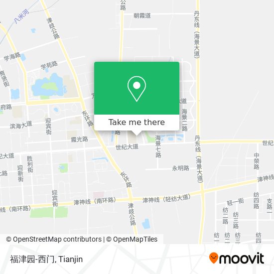 福津园-西门 map