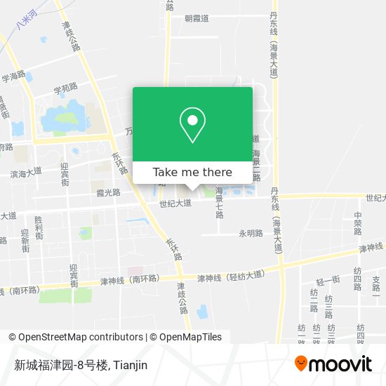 新城福津园-8号楼 map