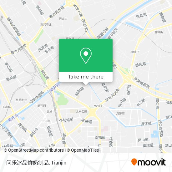 问乐冰品鲜奶制品 map