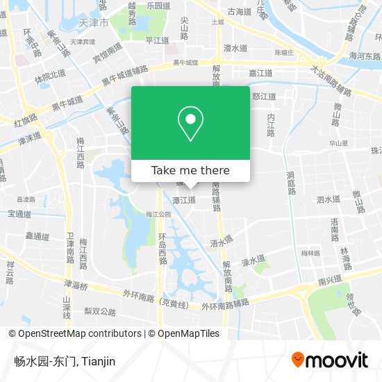 畅水园-东门 map