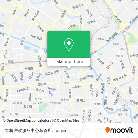 红桥户政服务中心车管所 map