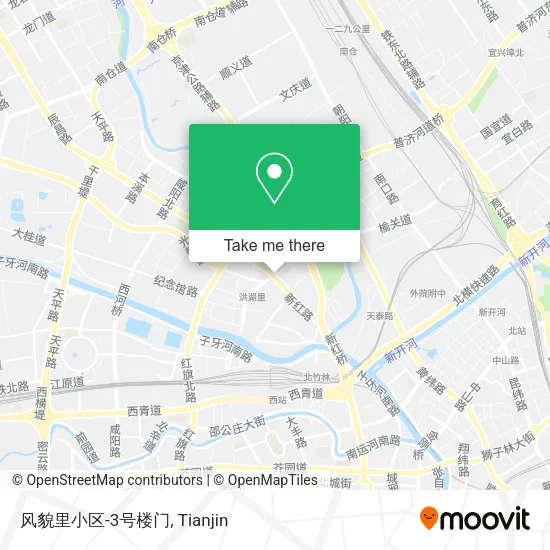 风貌里小区-3号楼门 map