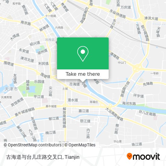 古海道与台儿庄路交叉口 map
