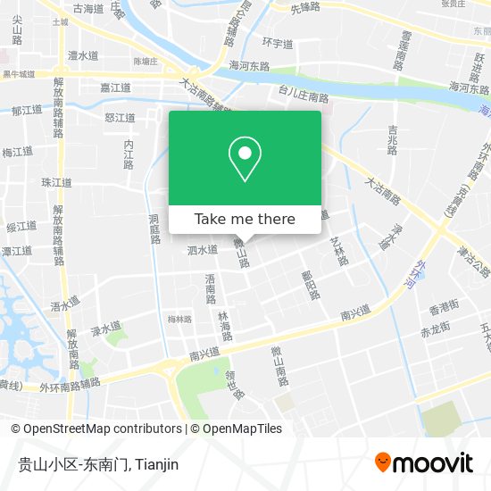 贵山小区-东南门 map