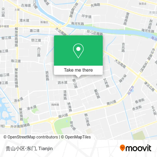 贵山小区-东门 map
