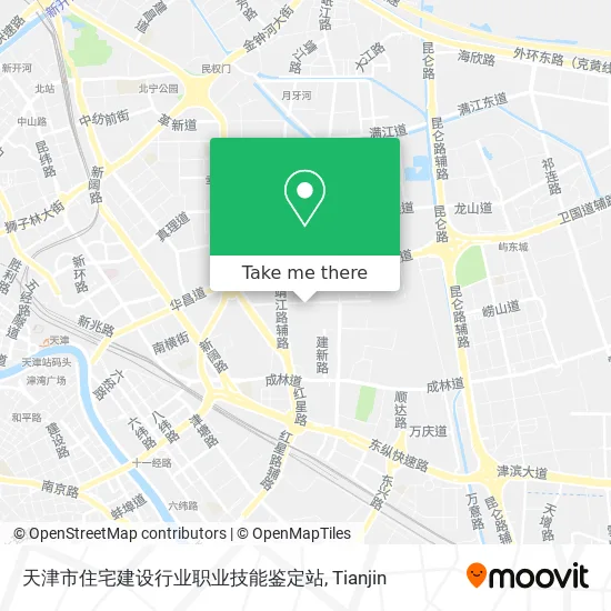 天津市住宅建设行业职业技能鉴定站 map
