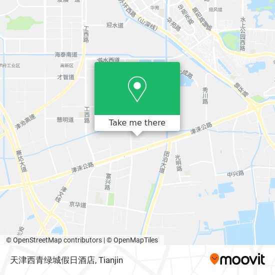 天津西青绿城假日酒店 map