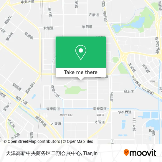 天津高新中央商务区二期会展中心 map