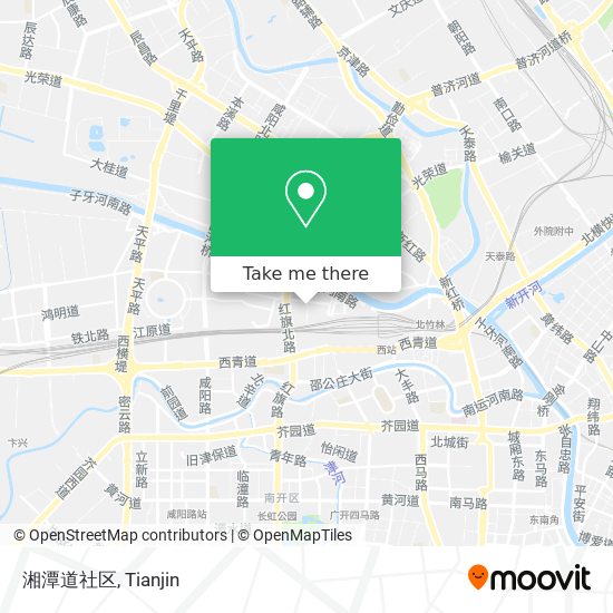 湘潭道社区 map