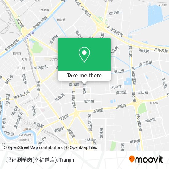 肥记涮羊肉(幸福道店) map