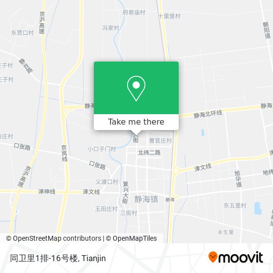 同卫里1排-16号楼 map