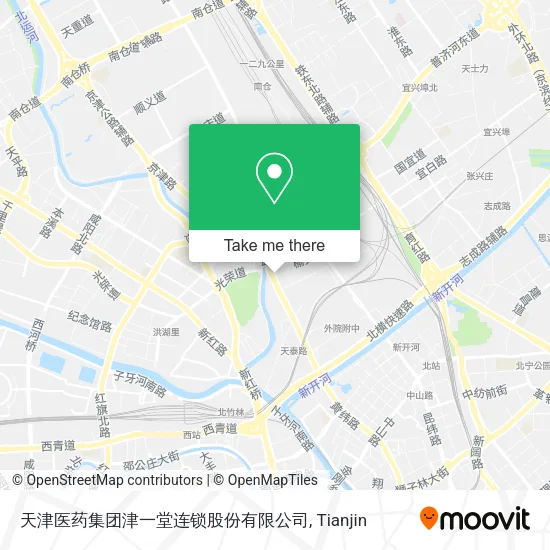 天津医药集团津一堂连锁股份有限公司 map