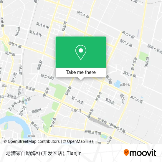 老满家自助海鲜(开发区店) map