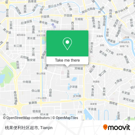 桃果便利社区超市 map