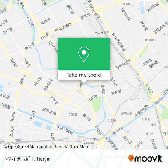桃花园-西门 map