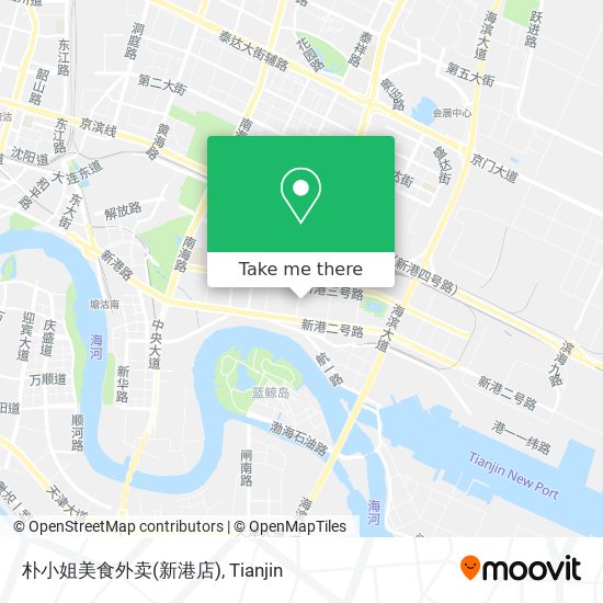 朴小姐美食外卖(新港店) map