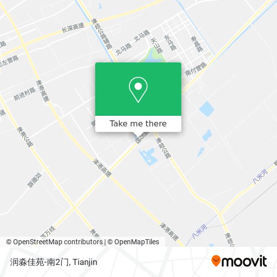 润淼佳苑-南2门 map