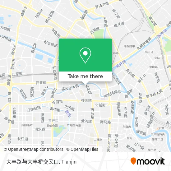 大丰路与大丰桥交叉口 map