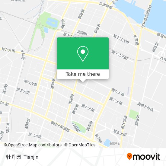 牡丹园 map
