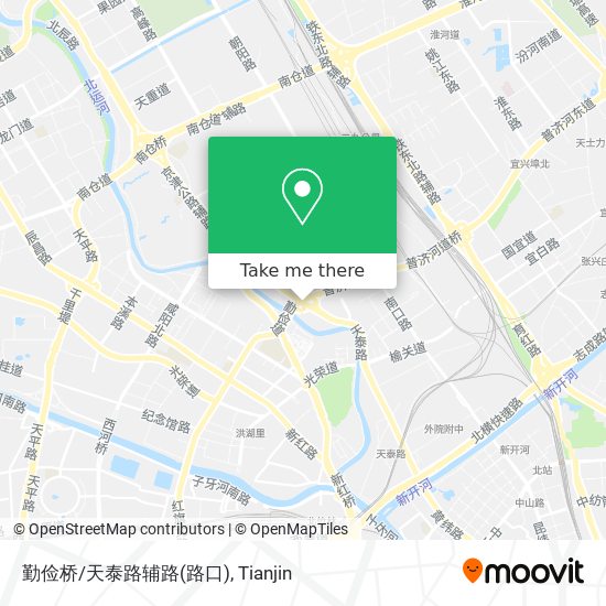 勤俭桥/天泰路辅路(路口) map